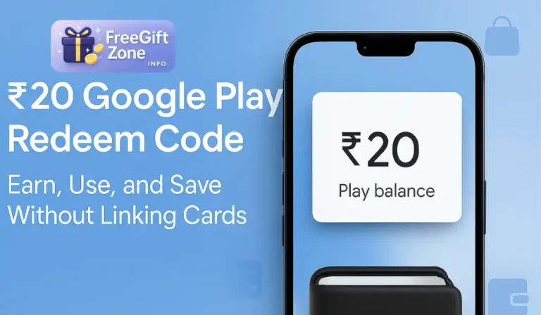 ₹20 Free Google Play Redeem Codes: Recharge Balance for Micro Purchases