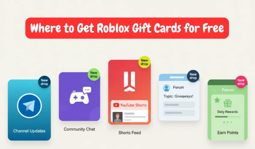 Where to Get Roblox ₹520 Gift Cards for Free