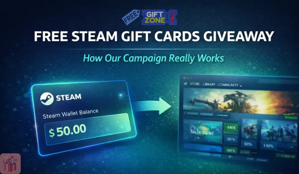 Free Steam Gift Cards Giveaway