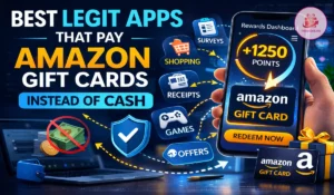 Overview of legit reward apps that pay Amazon Gift Cards instead of cash